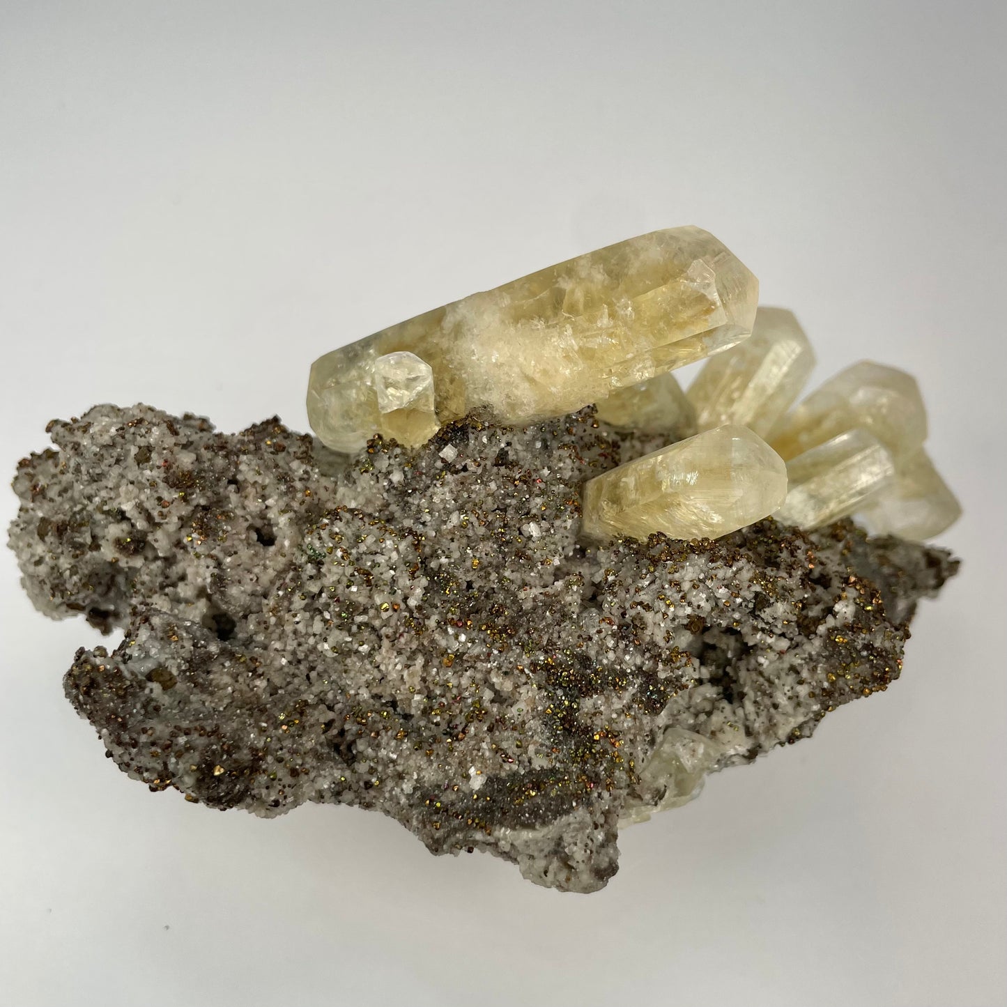 Calcite pyrite marcasite dolostone