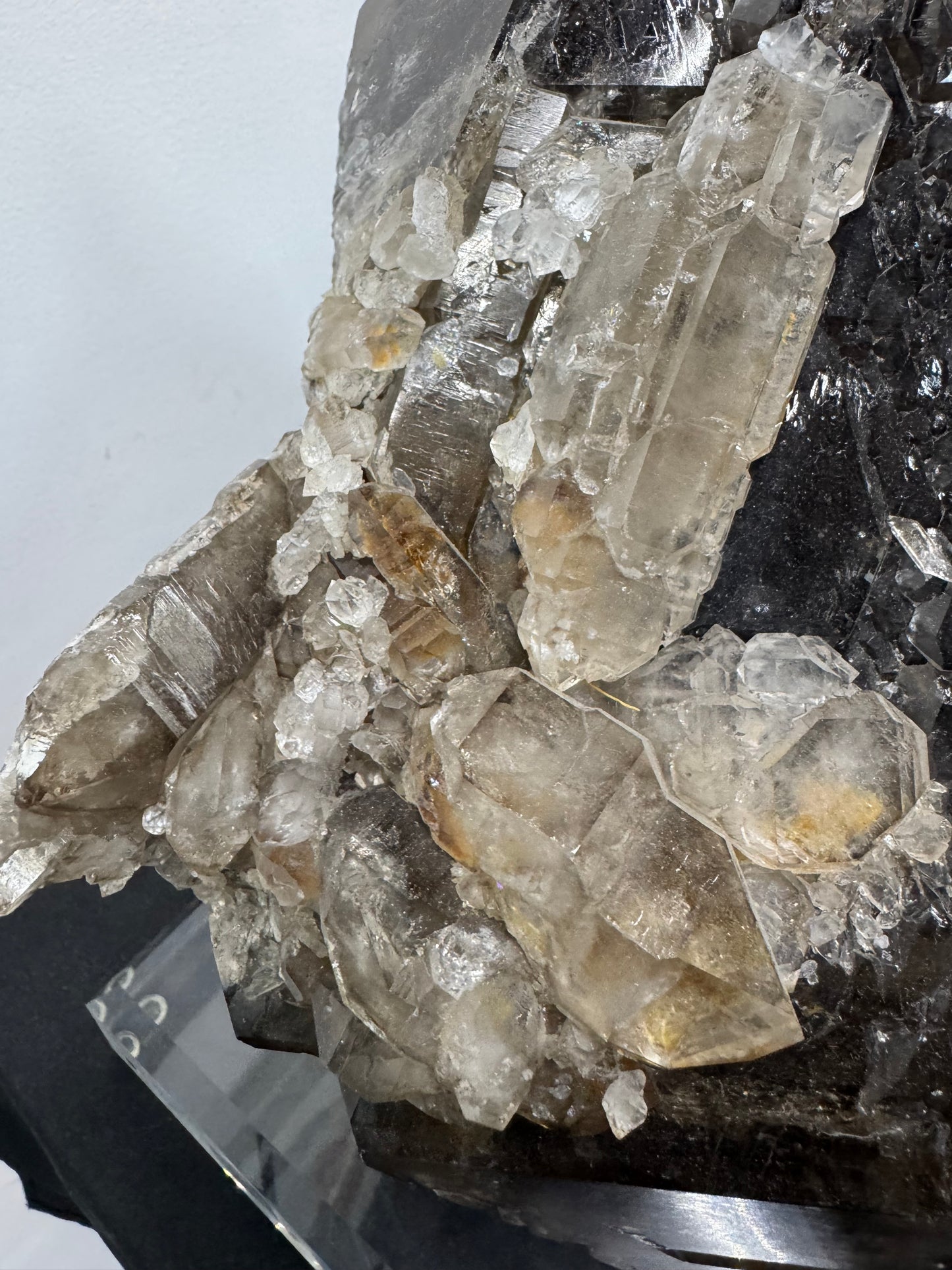 Smoky Quartz on Custom Base, Brazil
