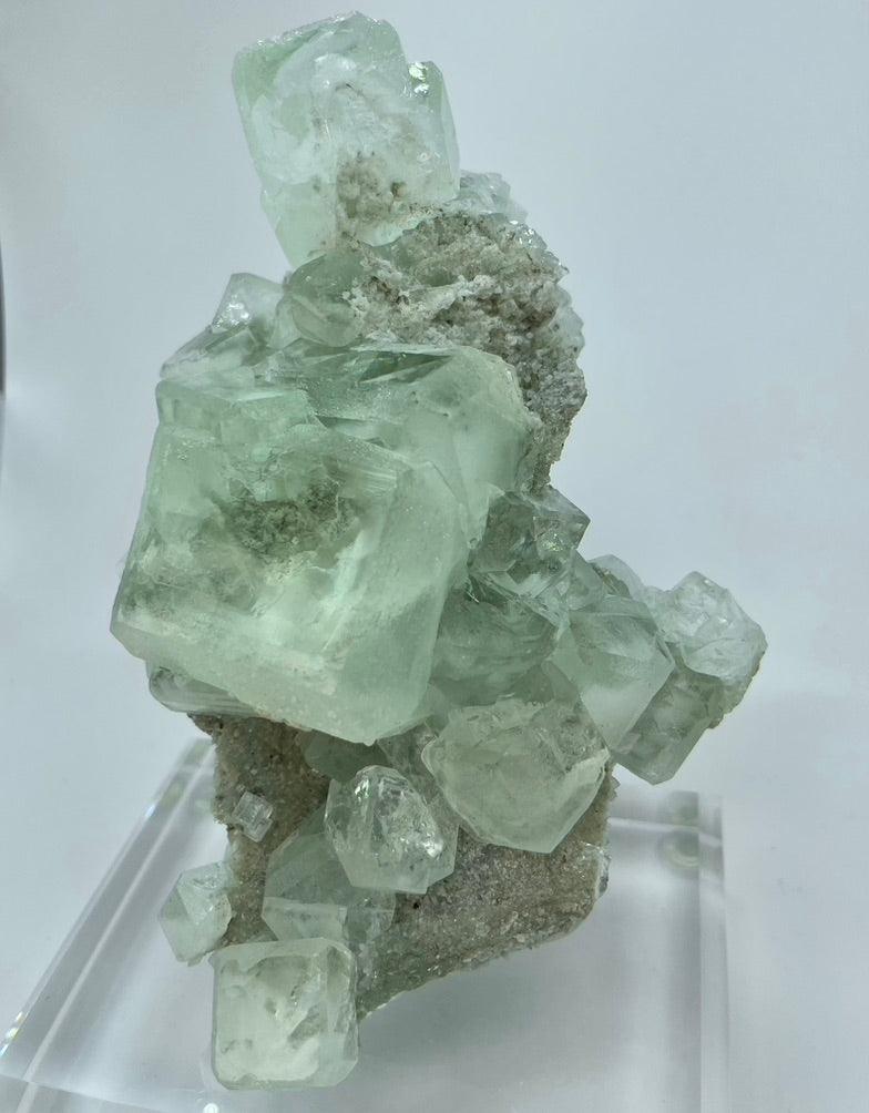 Glassy Green Fluorite Xianghualing Mine, Hunan Province, China