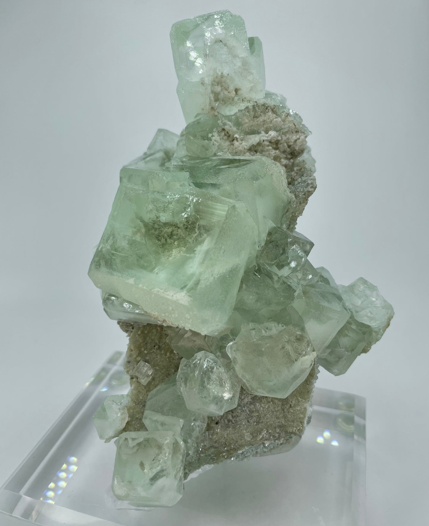 Glassy Green Fluorite Xianghualing Mine, Hunan Province, China