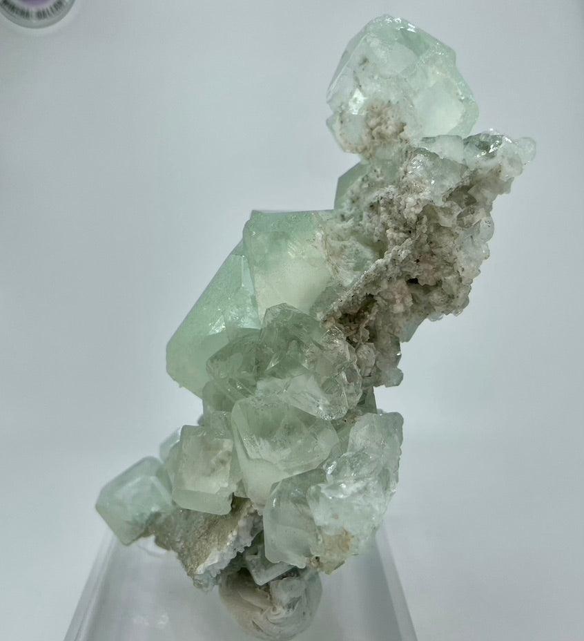 Glassy Green Fluorite Xianghualing Mine, Hunan Province, China