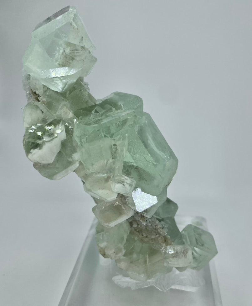 Glassy Green Fluorite Xianghualing Mine, Hunan Province, China