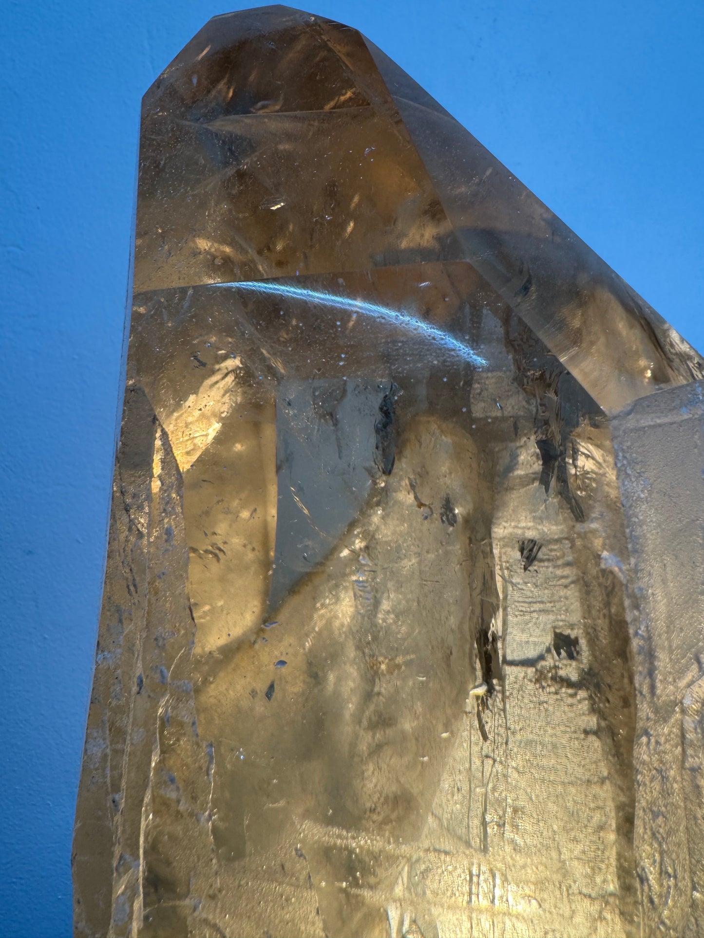 Natural Citrine on Custom Stand