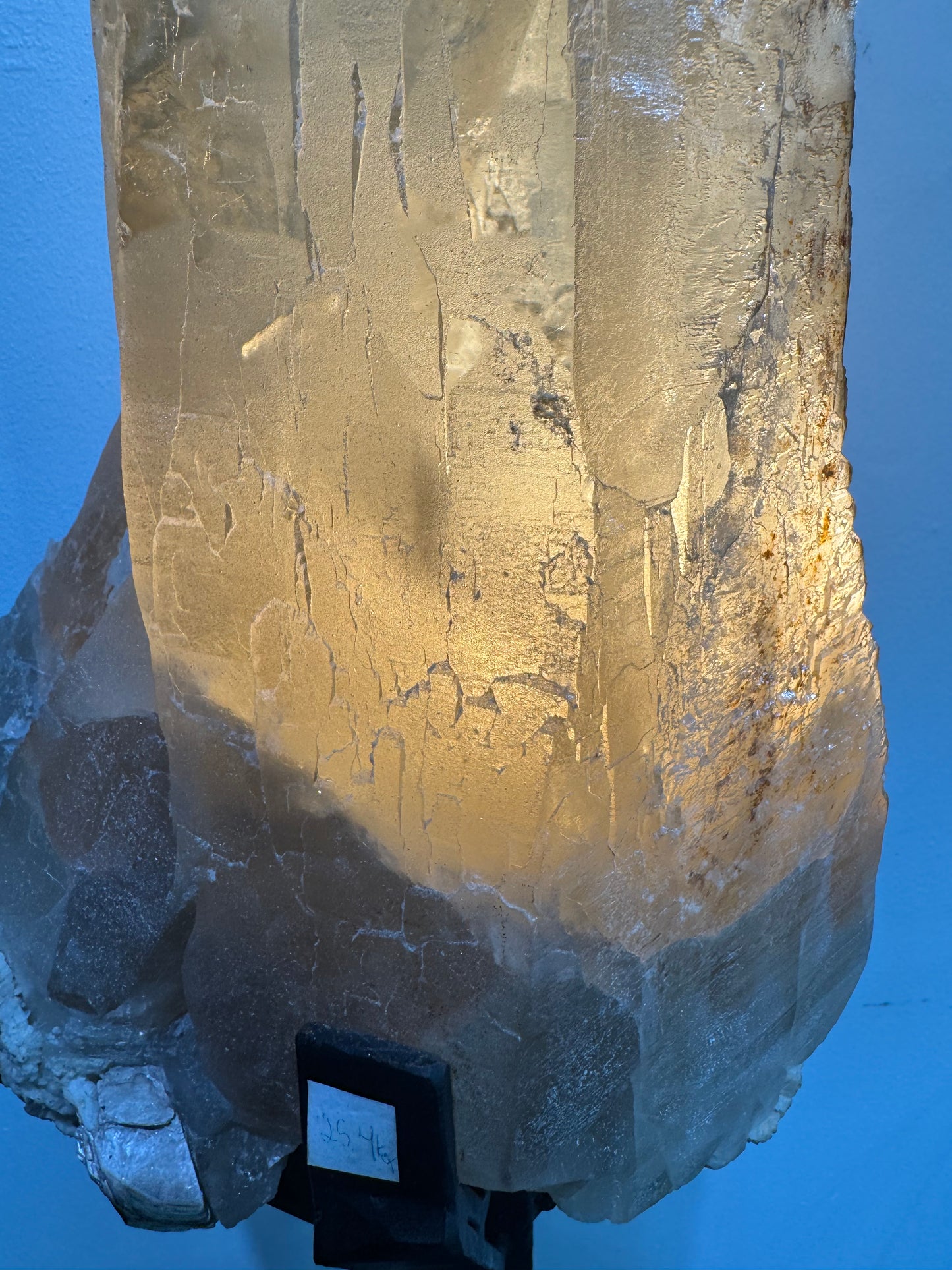 Natural Citrine on Custom Stand