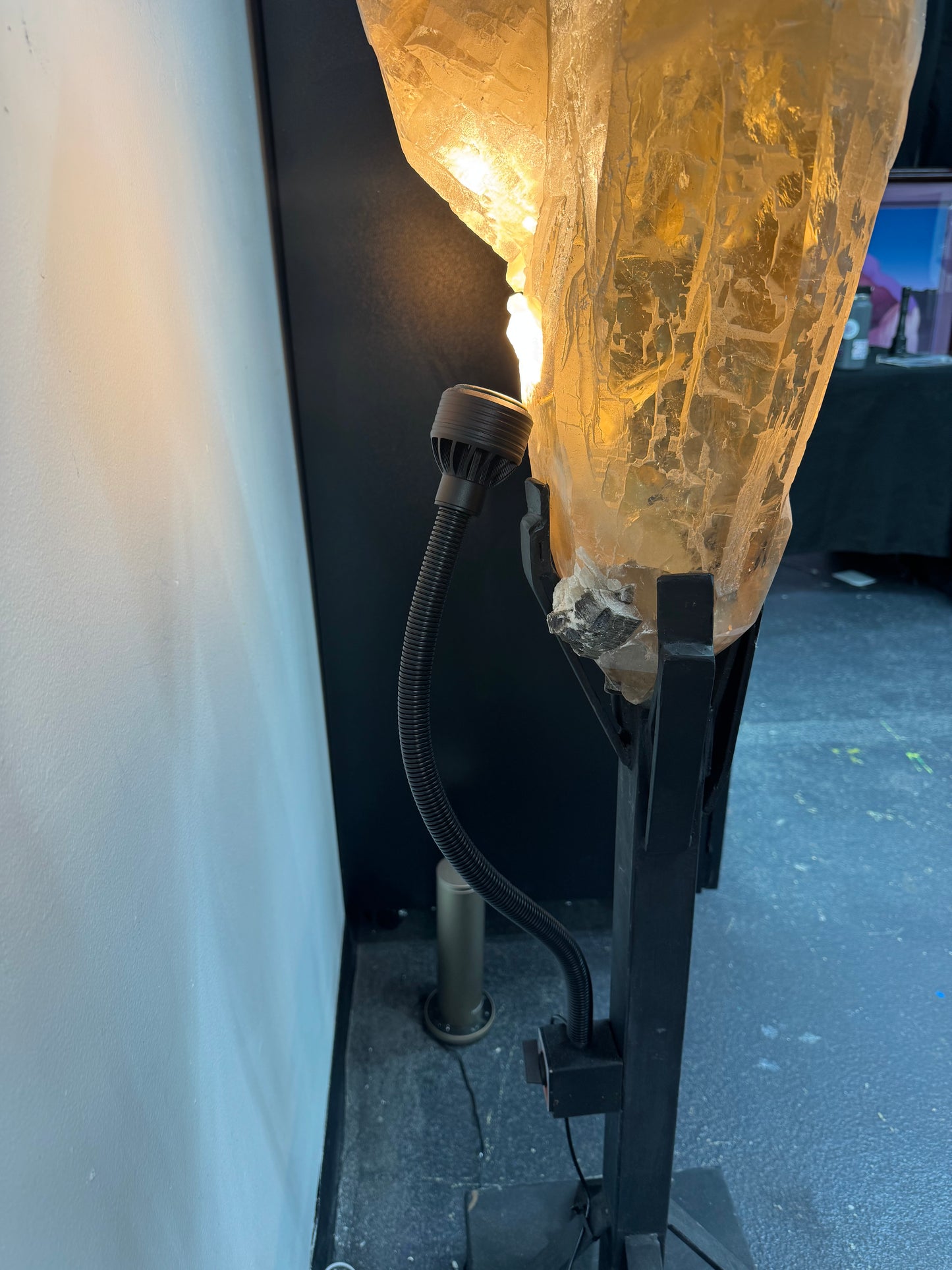 Natural Citrine on Custom Stand