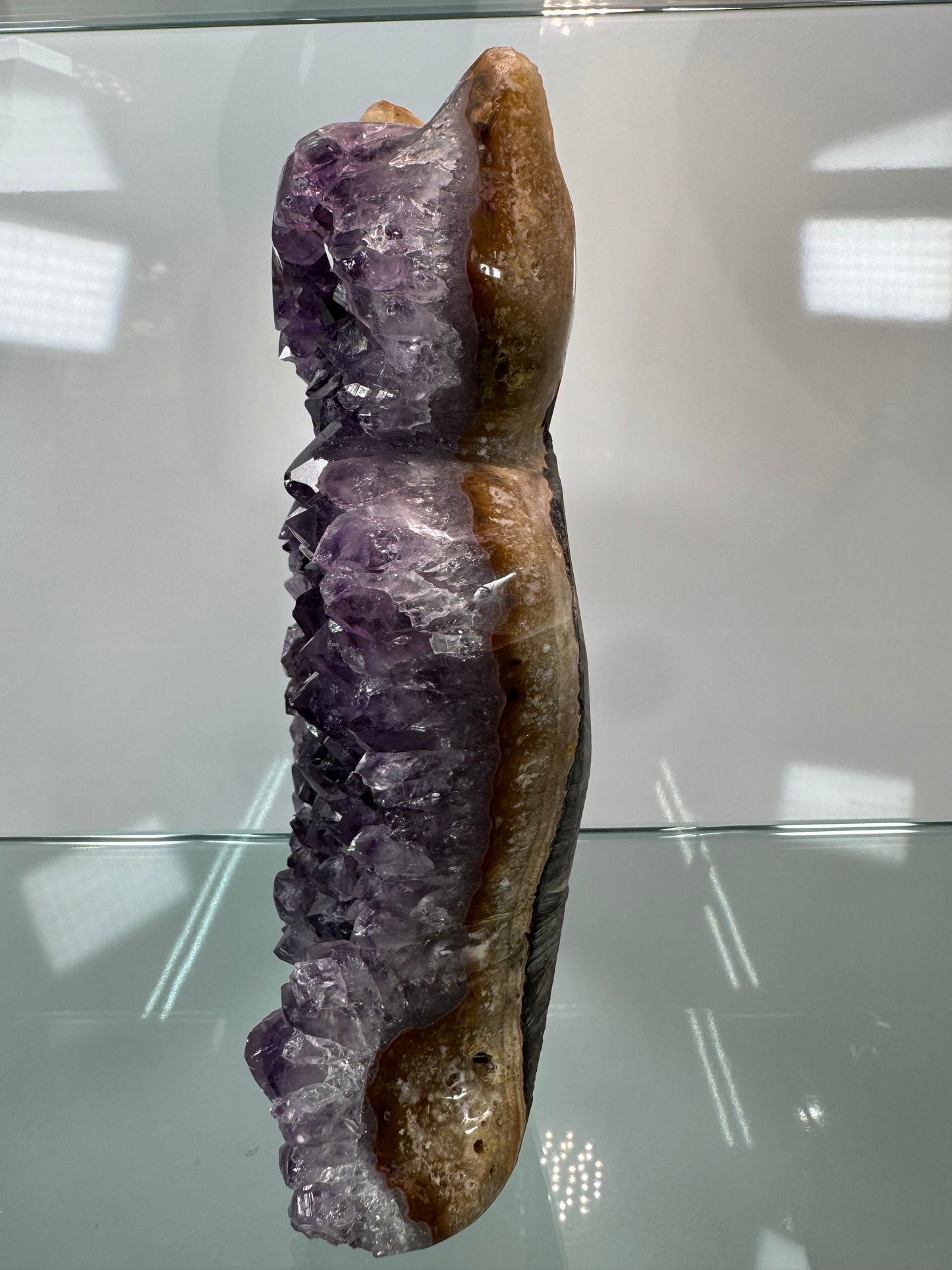 Amethyst Cat Carving