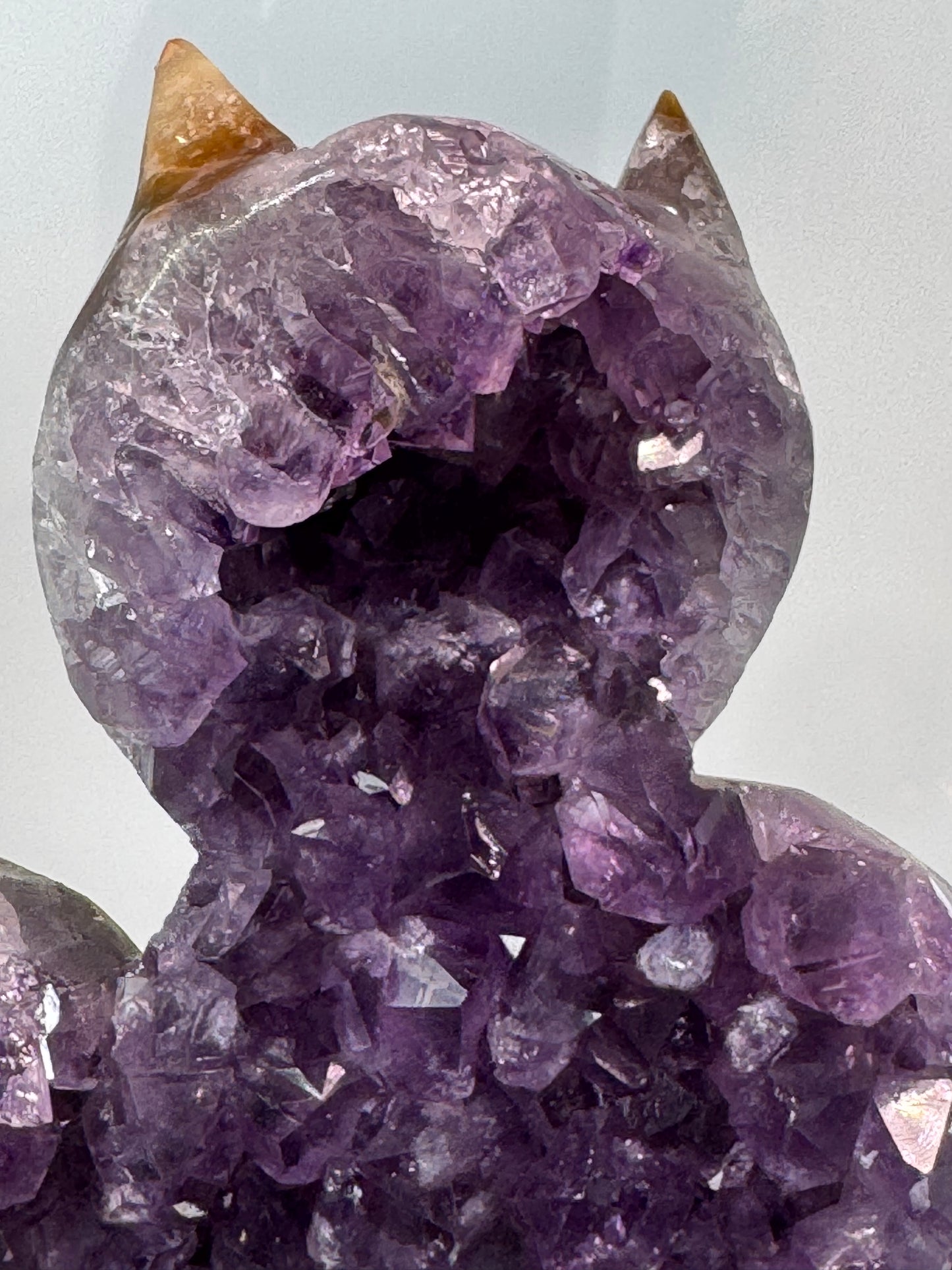 Amethyst Cat Carving