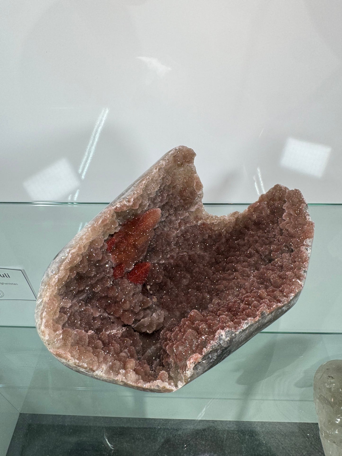 Druzy Jasper with Red Calcite Artigas, Uruguay