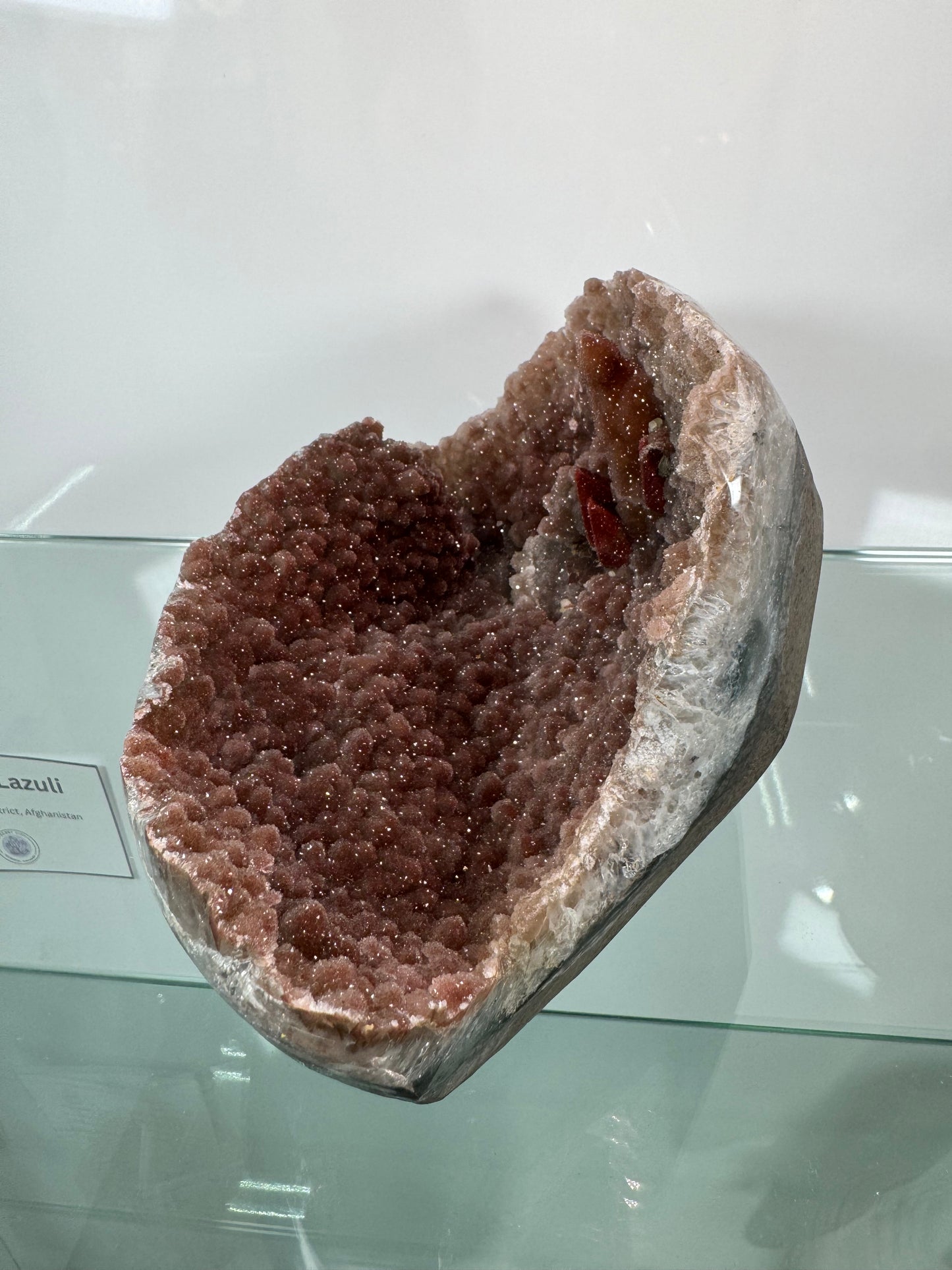 Druzy Jasper with Red Calcite Artigas, Uruguay