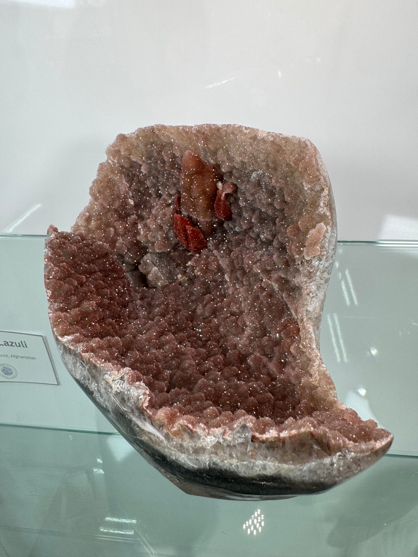 Druzy Jasper with Red Calcite Artigas, Uruguay