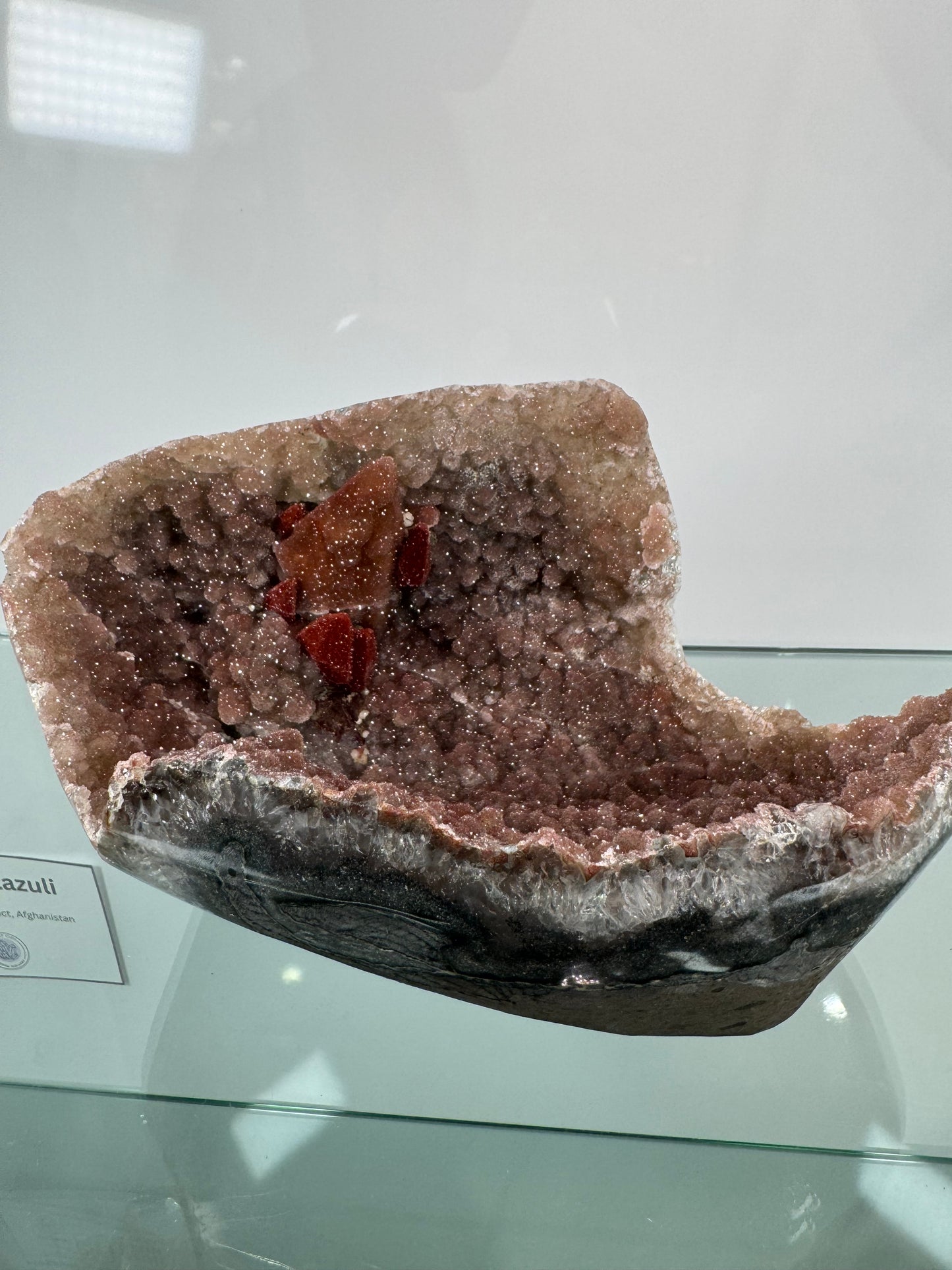 Druzy Jasper with Red Calcite Artigas, Uruguay