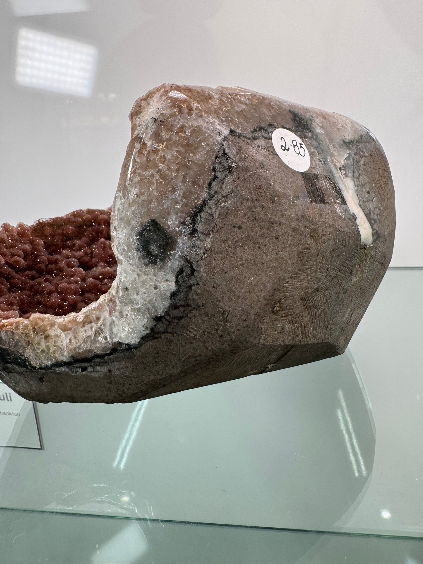 Druzy Jasper with Red Calcite Artigas, Uruguay