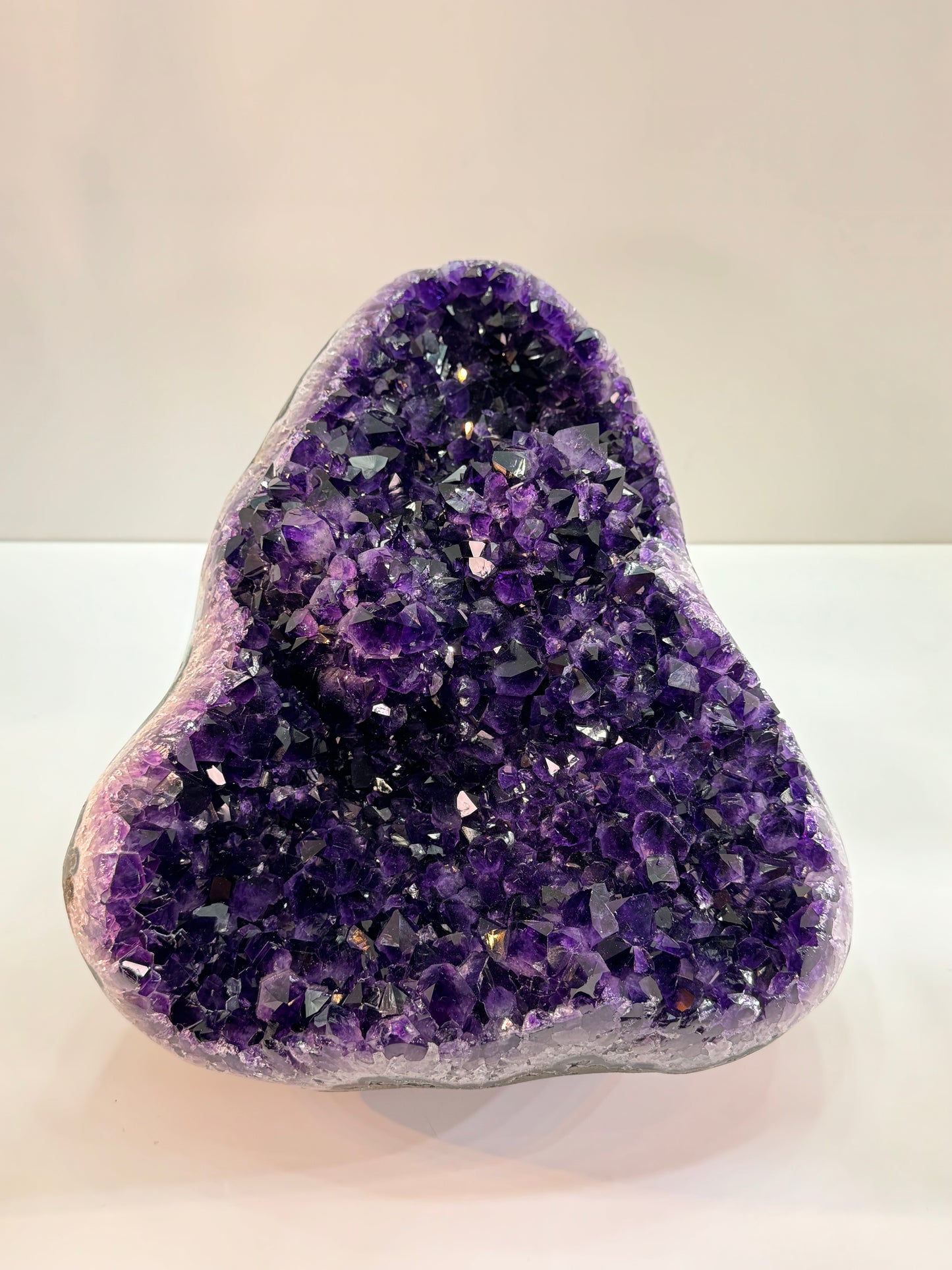 Highest Quality Amethyst with Agate Band