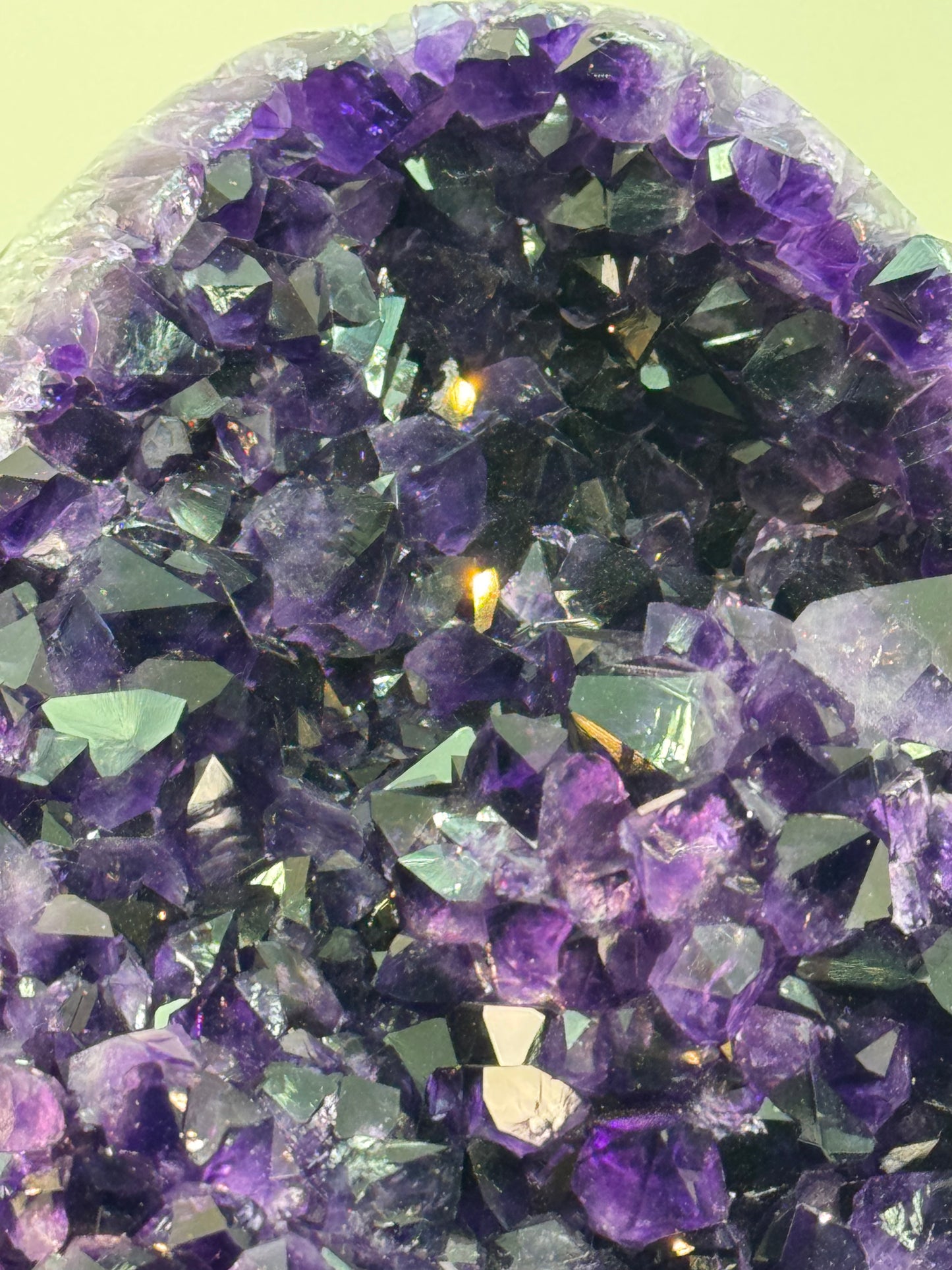 Highest Quality Amethyst with Agate Band
