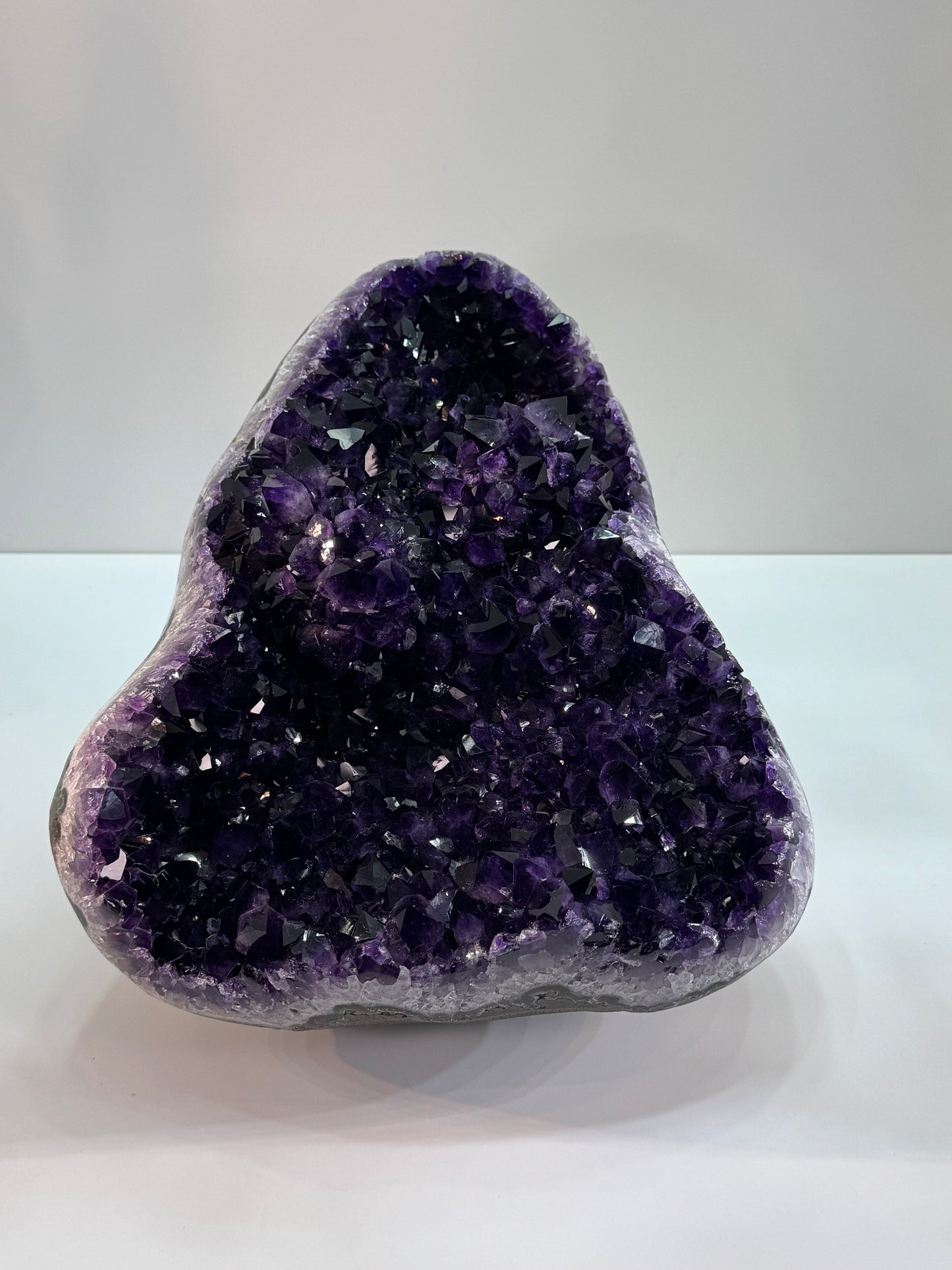 Highest Quality Amethyst with Agate Band