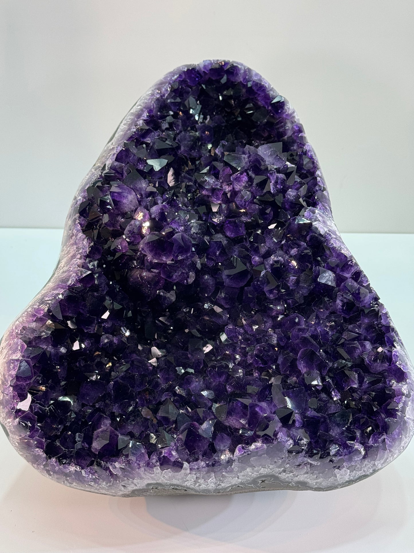 Highest Quality Amethyst with Agate Band