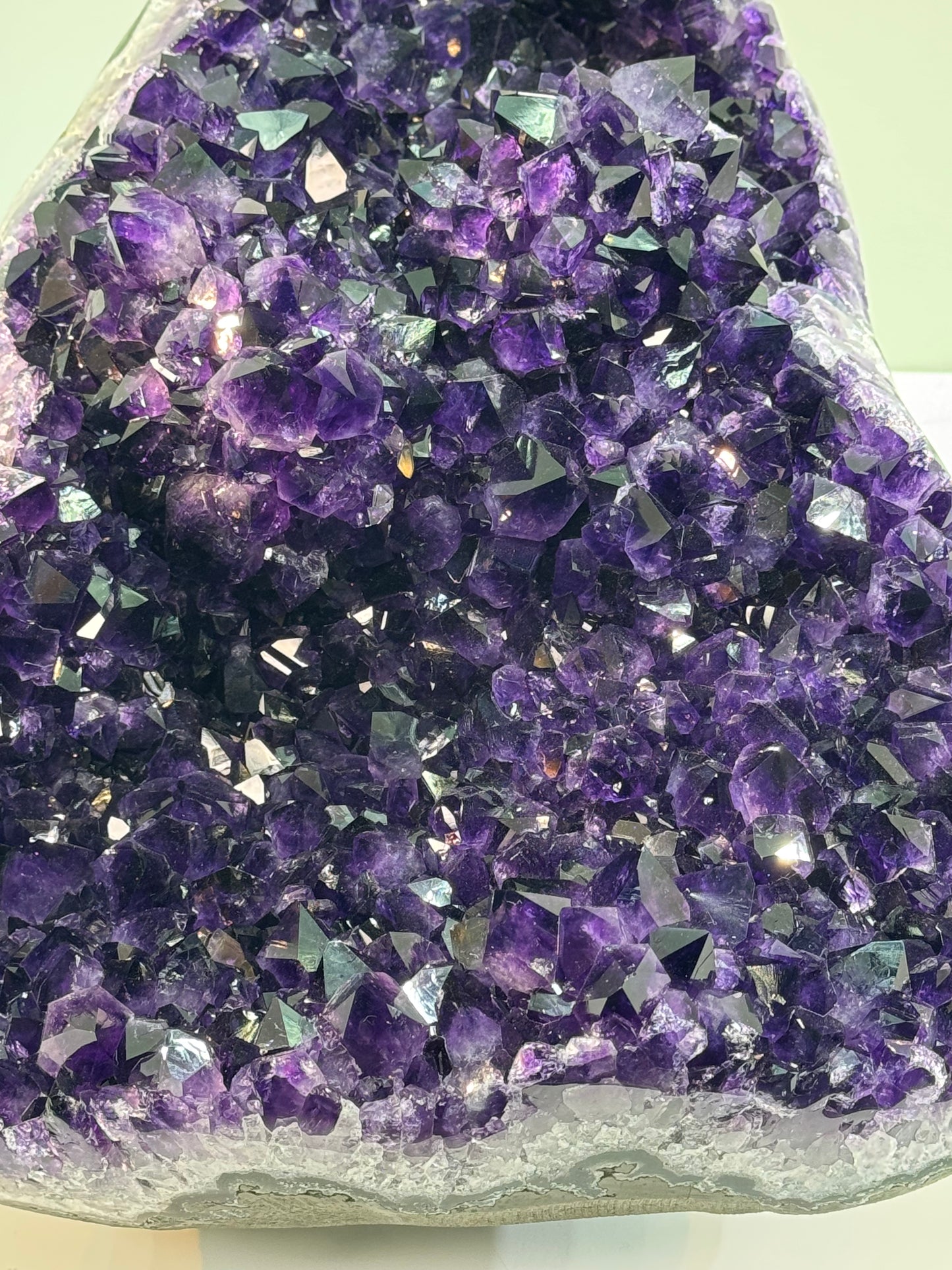 Highest Quality Amethyst with Agate Band