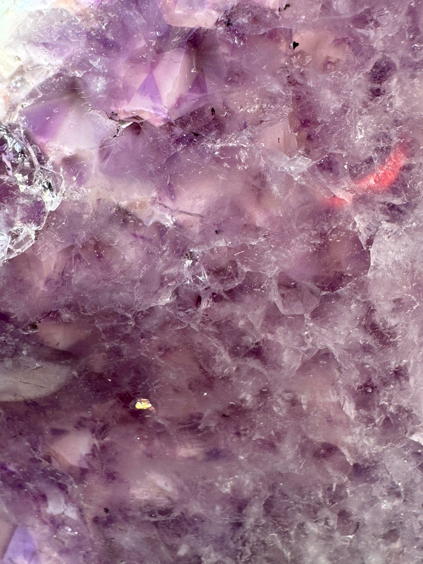Amethyst & Agate Flame with Botryoidal Druzy Quartz